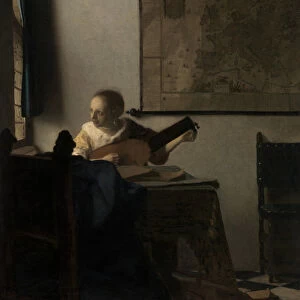 Young Woman with a Lute, ca. 1662-63. Creator: Jan Vermeer