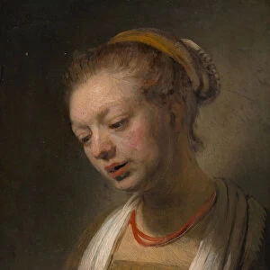 Young Woman with a Red Necklace, ca. 1645. Creator: Unknown