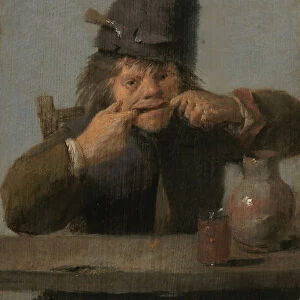 Youth Making a Face, c. 1632 / 1635. Creator: Adriaen Brouwer