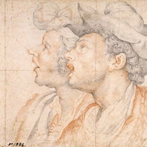Two Youths Heads, ca 1590. Artist: Procaccini, Camillo (1561-1629)