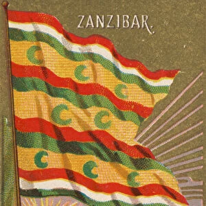 Zanzibar, from Flags of All Nations, Series 2 (N10) for Allen &
