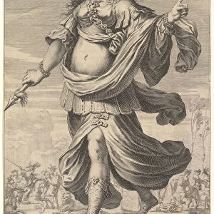 Zenobia, an illustration from Pierre Le Moynes La Gallerie des femmes fortes, ca. 1647