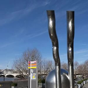 Zerman, a sculpture by William Pye created 1972. Creator: Ethel Davies; Davies, Ethel
