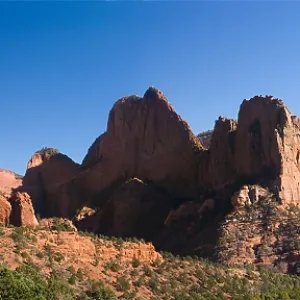 Zion National Park Panorama, Utah. Creator: Tom Artin