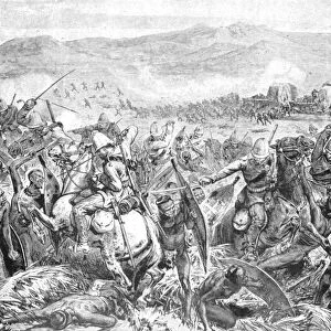 The Zulu War, 1879: The final repulse of the Zulus at Ginghilovo, April 2, (1901)