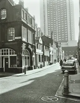 Neighbourhood Prints: 1-17 Shepherd Market, Westminster LB, London: looking east, 1967. Creator: Unknown