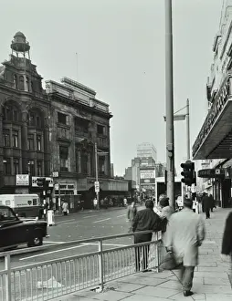 The London Archives Prints: 1-5 Tottenham Court Road, Westminster LB, London: looking north, 1975. Creator: Unknown