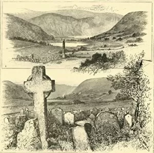 County Wicklow Gallery: 1. The Valley of Glendalough. 2. In Glendalough. 1898. Creator: Unknown
