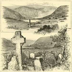 Monastic Prints: 1. The Valley of Glendalough. 2. In Glendalough. 1898. Creator: Unknown