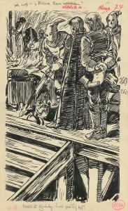 Decapitation Prints: 10.- The Execution, 1936. Creator: Andrej Kovacik