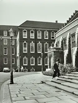 Streetlighting Prints: 10 South Square, Grays Inn, London, 1969. Creator: Unknown