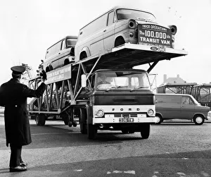 1968 Prints: 100, 000th Transit van is delivered 1968. Creator: Unknown