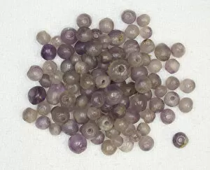 Semi Precious Stone Gallery: 102 Beads, Egypt, Middle Kingdom, Dynasty 12 (about 1985-1773 BCE). Creator: Unknown