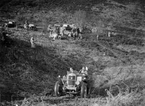 1089 cc Riley taking part in a motoring trial, late 1930s. Artist: Bill Brunell