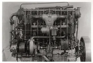 115 PS Daimler airship engine of Zeppelin LZ 6, c1909-1910 (1933) 115 PS Daimler airship engine of Zeppelin LZ 6, c1909-1910 (1933)
