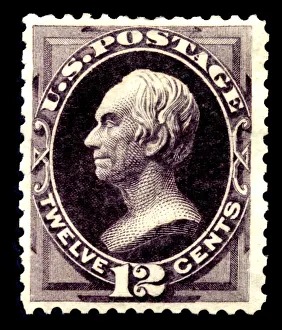Re Issue Prints: 12c Henry Clay special printing single, 1875. Creator: Continental Bank Note Company