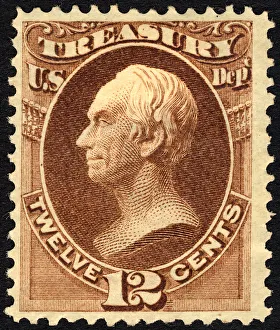 12c Henry Clay Treasury Department single, 1873. Creator: Unknown