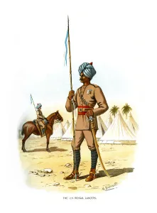 The 13th Bengal Lancers, c1890. Artist: H Bunnett
