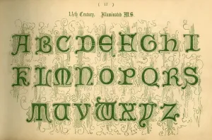 Delamotte Gallery: 14th Century. Illuminated MS. 1862