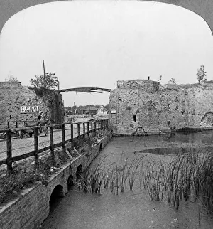 Rampart Prints: 14th century ramparts and Lille Gate