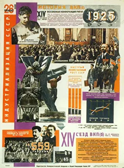 El 1890 1941 Prints: The 14th Congress of the All-Union Communist Party, 1925