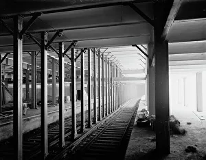 Tracks Prints: 14th St. subway station, New York, c1904. Creator: Unknown