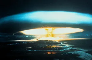 Explosion Prints: 150-megaton thermonuclear explosion, Bikini Atoll, 1 March 1954