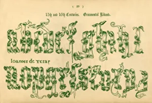 Juan Gallery: 15th and 16th Centuries. Ornamental Riband, 1862