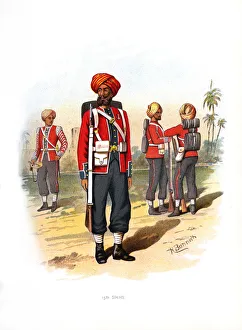 15th Sikhs, c1890. Artist: H Bunnett