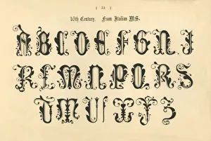 Freeman Gage Prints: 16th Century. From Italian MS. 1862