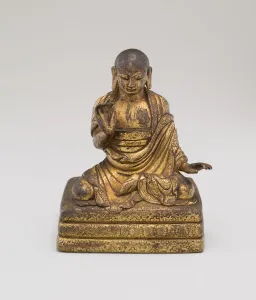Arhat Gallery: One of the 18 Luohan (Arhats), Qing dynasty (1644-1911), 18th century. Creator: Unknown