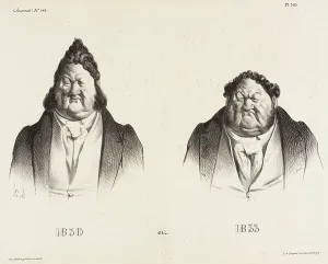 Chabaud Latour Prints: 1830 et 1833, 1833. Creator: Honore Daumier