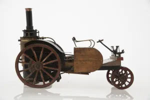 1868 Knight Steam carriage scale model. Creator: Unknown