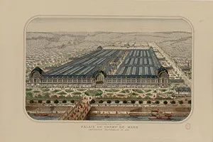 Champ De Mars Prints: The 1878 Exposition Universelle in Paris (Palais du Champs de Mars)