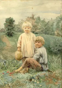 Polenova Prints: 1882. Artist: Polenova, Elena Dmitryevna (1850-1898)