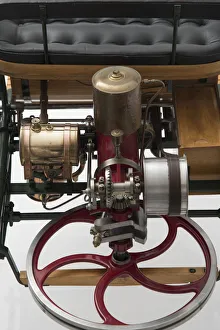 1885 Benz 3 wheeler scale model. Creator: Unknown