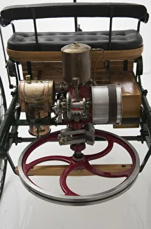 1885 Benz 3 wheeler scale model. Creator: Unknown