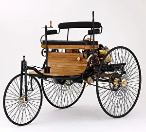 Two Seats Prints: 1885 Benz Three Wheeler