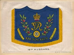 Emblem Gallery: 18th Hussars, c1910. Creator: Unknown