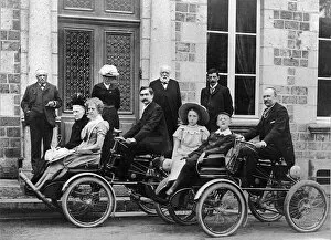 Cycling Collection: 1901 De Dion Bouton Quadricycles. Creator: Unknown