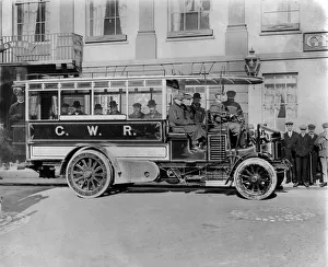 Commercial Vehicles Prints: 1905 Wolseley bus. Creator: Unknown