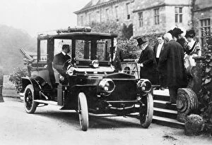 Wettin Collection: 1907 Daimler 35hp Landaulette, King Edward VII. Creator: Unknown