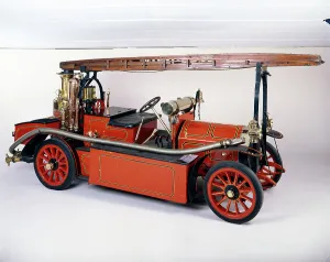 Emergency Services Prints: 1907 Gordon Brillie fire engine