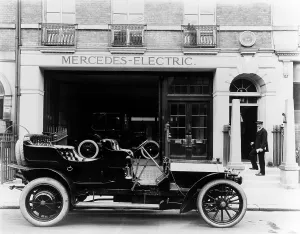 Veteran Car Prints: 1907 Mercedes-Mixte Touring car, 1907