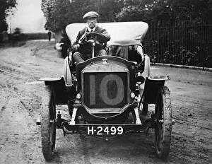 Thornycroft Gallery: 1907 Thornycroft TT, driver Tom Thornycroft. Creator: Unknown