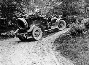 Corner Prints: 1908 Albion 24-30 hp taking part in Scottish Reliability Trials, 1908