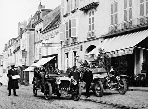 Cobbled Prints: 1909 Daimler and 1908 Rolls-Royce Silver Rogue, France, October 1908