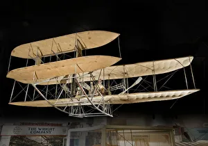 1909 Wright Military Flyer, 1909. Creator: Wright Brothers 1909 Wright Military Flyer, 1909. Creator: Wright Brothers