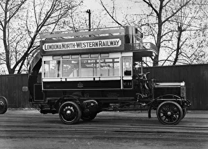 Commercial Vehicles Prints: 1910 Commer bus for LNWR. Creator: Unknown