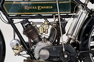 1913 Prints: 1914 Royal Enfield 3hp motorcycle